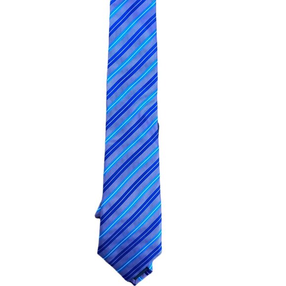 CANALI STRIPED TIE 100% SILK NEW - Picture 5 of 14